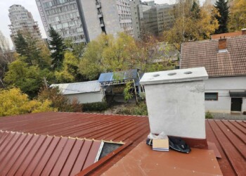 Завършен обект в квартал Дървеница. Покрив с термопанели на сграда в Дървеница